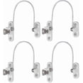 thumbnail image 2 of 4-Pack Window Restrictor Locks for Baby Safety, Secure Window and Door Locking Mechanism, 2 of 4