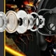thumbnail image 4 of Monstrate Nuevos auriculares de botón de Bluetooth del videojugador del ABS con el sonido envolvente para los auriculares Bluetooth de Bluetooth Cables de audio/vídeo Negro, 4 of 6