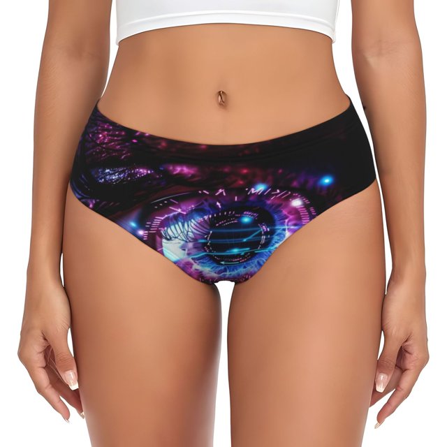 Fotbe v Calzones Estampados para Mujer – Ropa Interior de Algodón, Cómoda, Suave y Elástica-3X-Large