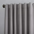 thumbnail image 3 of Sun Zero Amherst Velvet 84-Inch Thermal Total Blackout Back Tab Window Curtain Panel in Grey, 3 of 10