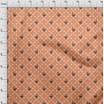 thumbnail image 4 of oneOone Georgette Viscose Orange Fabric Animal Sewing Craft Projects Fabric Prints By Yard 42 Inch Wide, 4 of 5