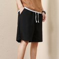 thumbnail image 2 of MYG Bermuda d'Été pour Hommes Shorts de Plage Droits Amples Mode Décontractée Mode Urbaine, 2 of 9