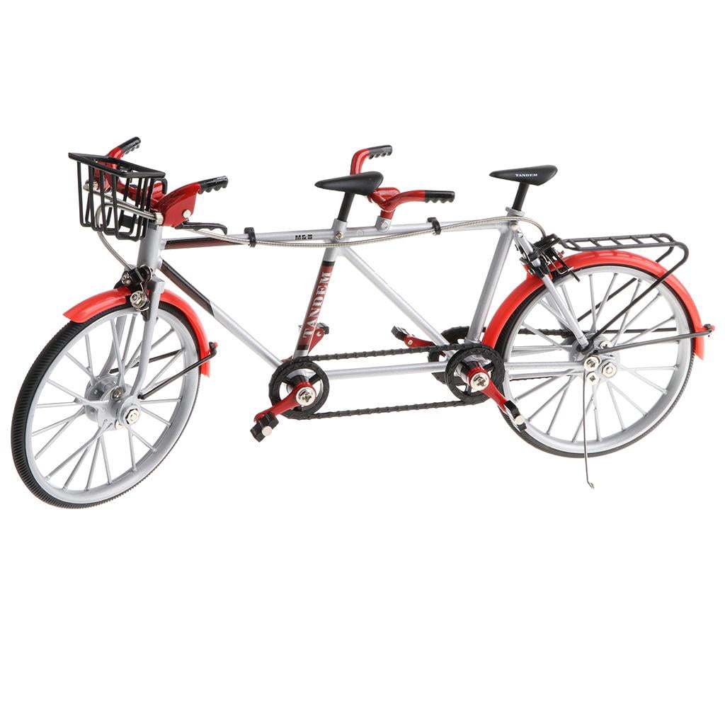 Mini Red Alloy Diecast Models Tandem 