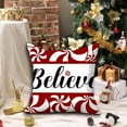 thumbnail image 6 of Christmas Throw Pillow Covers for Winter Decor 18x18" Christmas Pillowcase Bedroom Sofa Cushion Pillow Cover Christmas Tree Decorative Pillow, 6 of 7