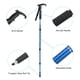 thumbnail image 4 of Bastones de Senderismo Plegables Telescópicos Uxcell 43" Mango en T Azul, 4 of 5