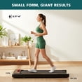 thumbnail image 4 of SHOUFTW Under Desk Walking Pad, Portable Treadmill for Home/Office, Low Noise with LED Display & Remote Control, Black, 4 of 8
