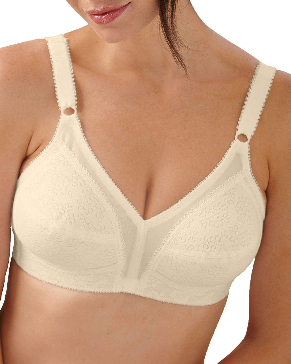 PLAYTEX Beige 18 Hour Classic Support Wire-Free Bra, US 44B, NWOT 