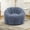 Light Blue, variant on Homefun Giant Bean Bag Chair,Bean Bag Sofa Filled with High Density Foam,Teddy Shell Shape for Bedroom,Living Room