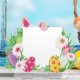 thumbnail image 5 of Tablero de mensajes Pascua Artesanía Animal Creativo Mosaico Dibujos animados Bordado Conejito B, 5 of 8