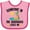 Pink and Fuchsia, variant on Inktastic Bahamas Vacation Souvenir Boys or Girls Baby Bib
