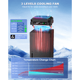 thumbnail image 6 of Beboncool Cooling Fan Stand for Xbox Series X, Temperature Display, 11 Light Modes, Auto Fan Control & Dust Cover, 6 of 10