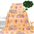 thumbnail image 1 of Camiones de bomberos Blanket Gdindff que brillan en la oscuridad para niños, 1 of 6