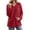 Red, variant on Yievot Women's Fleece Sweatshirts V Neck Long Sleeve Fall Top Solid Color Casual Warm Tunic Tops