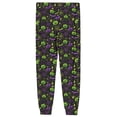 thumbnail image 6 of Domzest Halloween Mens Pajama Pants Halloween Graphic Wide Leg Sleepwear Drawstring Elastic Waisted Funny Pajama Bottoms Dark Purple XL, 6 of 7