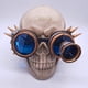 thumbnail image 2 of Funky Mujeres Hombres Mo Lentes azules Gafas Steampunk Lupa ocur Punk Gothic Shades Suministros para fiestas Accesorios para fotografía Gafas BLESIY Gafas Steampunk, 2 of 7