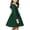 Army Green, variant on hotojiny Girl Long Sleeve Dress Lace Trim Collared Fall Clothes Knee Length Flowy A-Line Corduroy Dresses Children Clothes(Wine,9-10 Years)