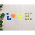 1 Inch Blue Round Color Coding Label Stickers, 1000 Dots on a Roll ...