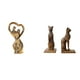 thumbnail image 1 of Figura decorativa de pareja, sujetalibros, adorno de mesa, elaborada en resina cerámica. Ideal para regalar o decorar el hogar o la oficina., 1 of 8