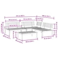 thumbnail image 4 of vidaXL 4 Piece Garden Pallet Sofa Set Solid Wood Acacia, 4 of 5