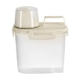 thumbnail image 2 of Household Laundry Storage Bucket Large And Small Sizes Plastic With Lid With Handle Ring, 2 of 6