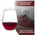 thumbnail image 3 of D'Eco 18oz Wine Glass Tritan Shatterproof (Set of 4), 3 of 6