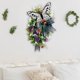 thumbnail image 4 of de primavera artificial colgante con de mariposa para porche, casa de , puerta delantera, decoración Macarena Corona de primavera, 4 of 7