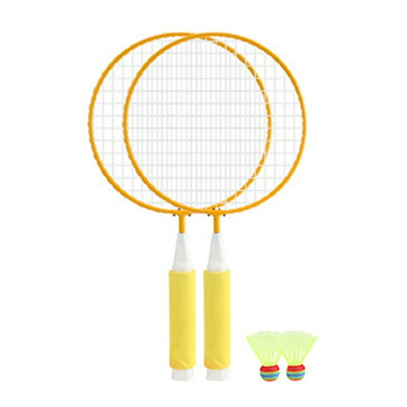 Badminton Racket, Children Badminton Racket Set Falling Slip Proof Handle Large Mesh Anti Deformation Alloy Frame For Indoor Exercise