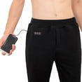 thumbnail image 2 of Pantalones calefactores cálidos Pantalones térmicos para hombre, lavables, 8 zonas calefactadas, para pesca, senderismo, camping, 2 of 7