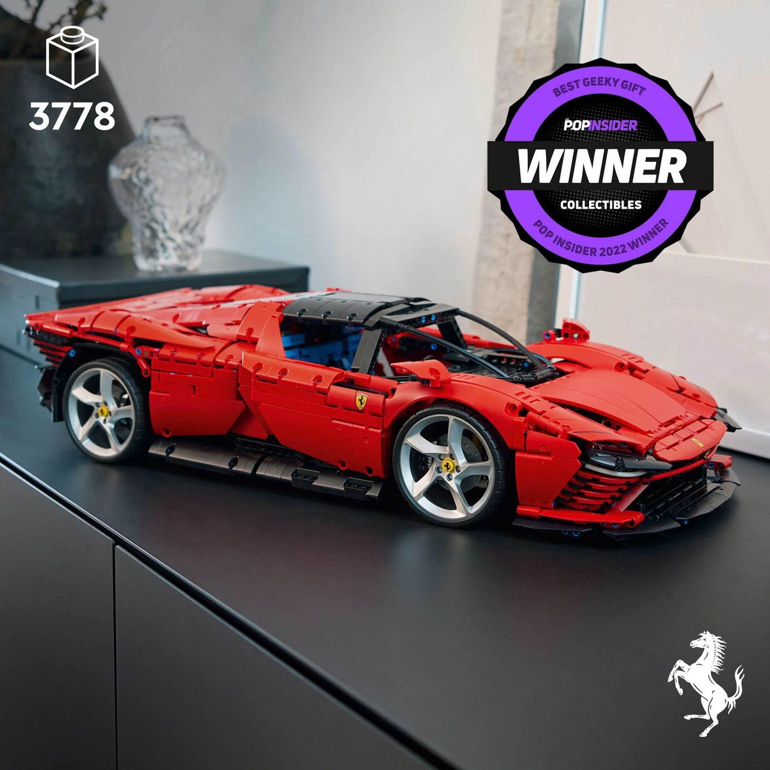 LEGO Technic Ferrari Daytona SP3 42143, Race Car Model Building Kit, 1:8 Scale Advanced Collectible Set for Adults, Gift for Car Lover