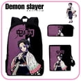 thumbnail image 3 of Demon slayer nezuko mochila escolar bandolera estuche de lápices conjunto de tres piezas, 3 of 4
