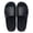 Black, variant on GPOECD Men Slippers Men and Women Bathroom Home Summer Beach Solid Color Flat Bottom Sandals Mens Casual Shoes Pink,4.5