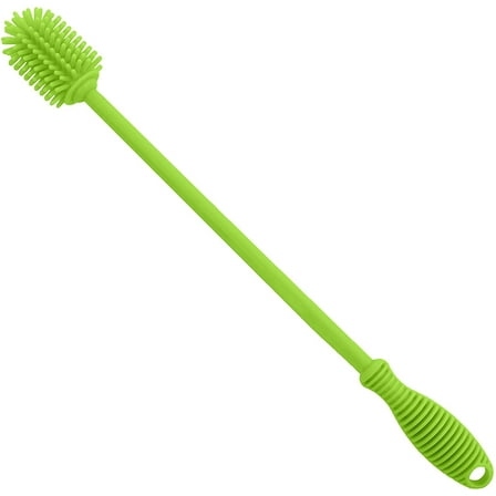 Silicone Bottle Brush | One Brush | 12.5\u201d Bottle Cleaner Brush for Your Flask, Vacuum Sports Bottle, Vase and Glassware | Water Bottle Brush Cleaner for Narrow Neck Containers