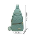 thumbnail image 5 of CQCYD under $5 Small Travel Bag Women's Chest Bag Multifunctional Shoulder Messenger Bag, 5 of 9