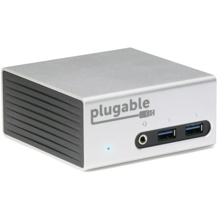 Plugable DisplayLink Dual Monitor Mini VESA Docking Station - USB to HDMI,