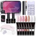 thumbnail image 1 of UV Nail Gel Kit for Manicure Gel Nail Extension Set Acrylic Gel Polish Nail Art Tool Design Fingertips, 1 of 8