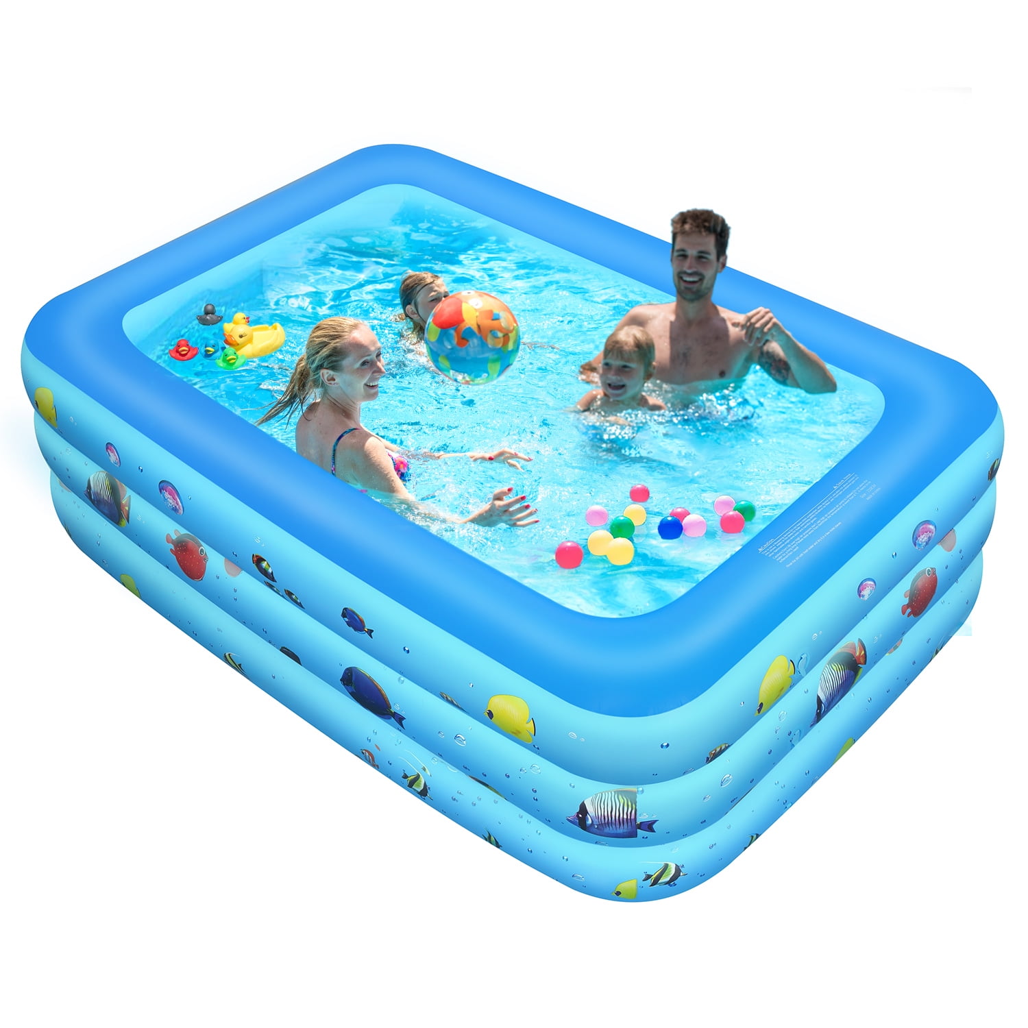 Vividy Thickened Environmental Protection Inflatable Baby Swimming Pool Kiddie Pools 