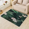 thumbnail image 1 of Summer Floral Area Rug 5x8, Jungle Tropical Rugs for Living Room, Tropical Plants Carpet, Soft Non Slip Machine Washable Fluffy Easy Clean, for Bedroom Dining Room Floor Home Decor Rug Xsu&-271, 1 of 7