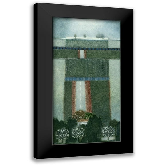 van Hoek, Rob 9x14 Black Modern Framed Museum Art Print Titled - And we re all going somewhere