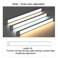 thumbnail image 4 of Led Light Strip Under Cabinet Lights With Rechargeable Battery 3 Switch Mode 3 Lighting Modes Cabinet Lighting For Bedroom Kitchen Wardrobe Black 30CM, 4 of 5