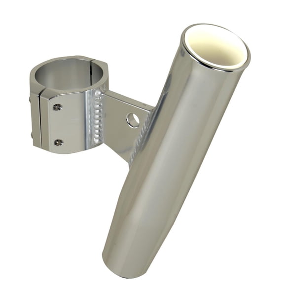 C.E. Smith Fishing Rod Holder 53735 Use To Hold Fishing Rod; Clamp-On; Cradle Type Hold; Anodized; Aluminum; Style Vertical; Fits Rails 1.9 Inch Outer Diameter