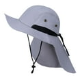 thumbnail image 4 of Sombrero de pesca Kusrkot Sombrero con visera para ciclismo Gris claro, 4 of 8