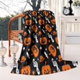 thumbnail image 2 of Musical Halloween Icons Pattern Blanket,Comfortable Soft Flannel Throw Blanket,All Season,Warm Lightweight Blankets for Sofa Bed Couch Living Room Chair,50"x60", 2 of 4