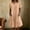 Z01#Orange, variant on Fesfesfes Womens Dress Solid Color Crewneck Spring Dress Loose Casual Short Sleeve Knee Length Party Dress