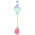 thumbnail image 2 of Cuchara agitadora decorativa cuchara pequeña nota Musical de acero inoxidable adorno de cocina para postre para bebida vajilla divertida Higoodz Otros, 2 of 8