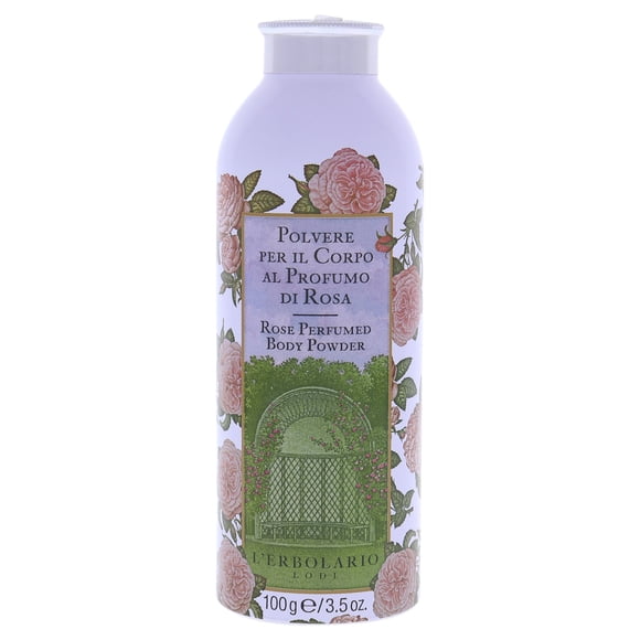 LErbolario Polvo Polvo Corporal Perfumado Rosa 3.5oz L'Erbolario LErbolario Polvo 3.5oz