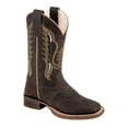thumbnail image 2 of Old West Children's Broad Square Toe Boots, 2 of 2