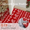 thumbnail image 5 of BERTHMEER 2'X3' Christmas Area Rug Christmas Rugs for Indoor Entryway Entrance Kitchen Soft Machine Washable Non-slip Rug,Red, 5 of 5