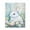 B, variant on P&L Art Framed Canvas Wall Art - 8"x10" Cute White Bunny in Easter Egg Basket with Florals Print - Adorable Spring Nook/Tabletop Decor