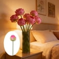 thumbnail image 1 of Fufafayo Artificial Lotus Flower Realistic One Fake Lotus for Pond Decoration Water Feature Spring Summer Decor Photography Prop Living Room Table Display, 1 of 6
