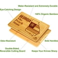 thumbnail image 4 of Bamboo State Cutting Board for Kitchen – Georgia Cheese Board, Charcuterie Platter & Serving Tray, (15" x 10"), 4 of 7